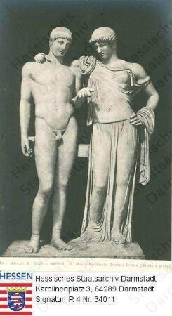 Italien, Neapel / Nationalmuseum, griechische Skulpturen 'Orest und Elektra'