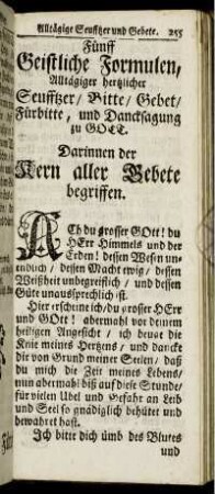 Alltägige Seufftzer und Gebete.