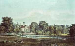 Blumendorf: Herrenhaus: Gartenseite