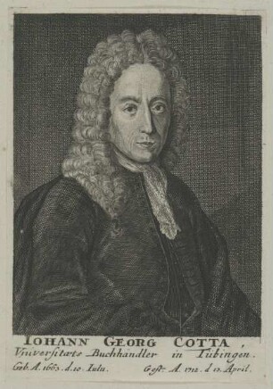 Bildnis des Iohann Georg Cotta