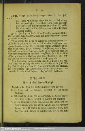 Abschnitt 9. Wer ist nicht steuerpflichtig?