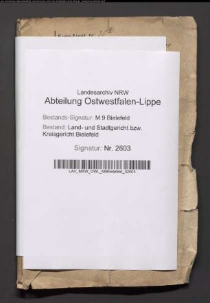 Erblasser: Berlemeier, Angela: Nachlassregulierung