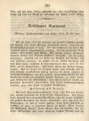 Seltsames Carneval