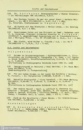 3.3. Grafik und Zeichenkunst