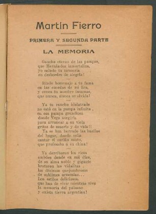 La Memoria