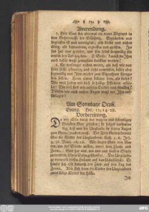 Am Sonntage Oculi. Evang. Luc. 11, 14 - 28.