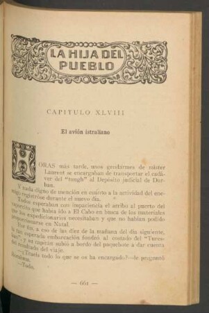 Capítulo XLVIII - El avión istraliano