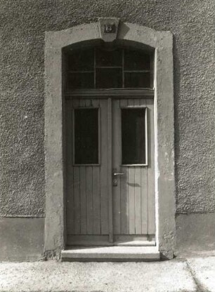 Marienberg, Amtsstraße 13. Wohnhaus (1801/1900). Hauseingang