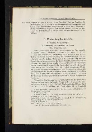 a) Vermehrung und Gliederung des Heeres.