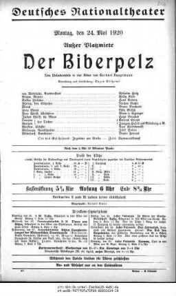 Der Biberpelz