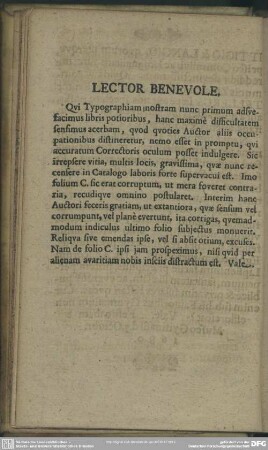 Lector Benevole