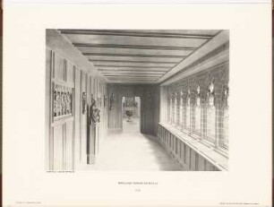Märkisches Museum, Berlin: Innenansicht kirchlicher Vorraum zur Kapelle (aus: Neubauten der Stadt Berlin, Bd. VIII, 1909)