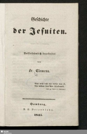 Geschichte der Jesuiten