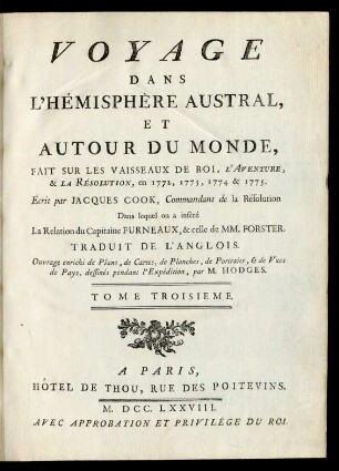 T. 3: Voyage Dans L'Hémisphère Austral, Et Autour Du Monde