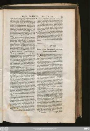 Cap. XVIII. Contra verbum Sacramentale praedicatum Argumenta Bellarmini.