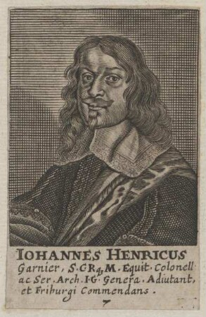 Bildnis des Iohannes Henricus GarnierBildnis Johann Heinrich Garnier