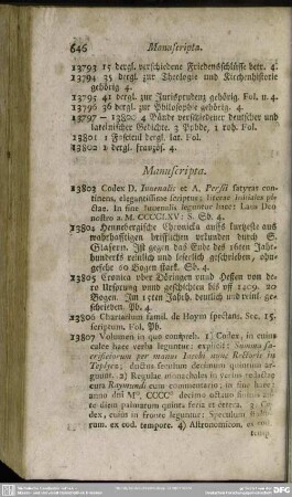 Manuscripta