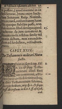Caput XXIV. De Testamento militari