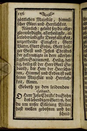 Gebeth zu den leidenden Heiland.