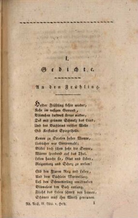 Rheinisches Archiv für Geschichte und Litteratur, 2. 1810, 1 = Heft 5 des Jahrgangs 1810 (Mai)