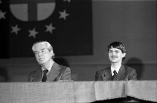 Freiburg: Stadthalle; Europatage Paneuropa-Union, Präsidiumstisch