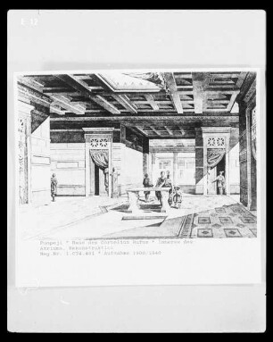 Pompeji, Haus des Cornelius Rufus, Atrium