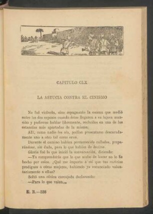 Capítulo CLX - La astucia contra el cinismo