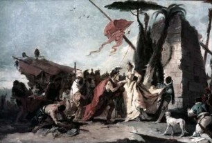 Die Begegnung von Antonius und Kleopatra