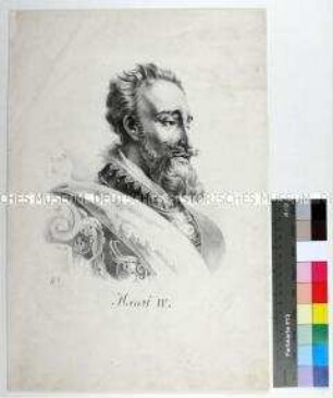 Porträt des Henri IV. König von Frankreich und Navarra