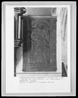 Epitaph für einen Ritter