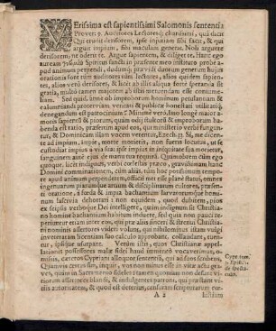 Verissima est sapientissimi Salominis sententia Prover: 9. Auditores Lectoresq[ue] charissimi, qua[m] dicit Qui erudit derisorem ...