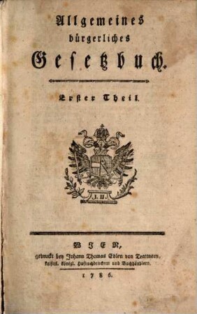 Allgemeines bürgerliches Gesetzbuch (für Österreich)