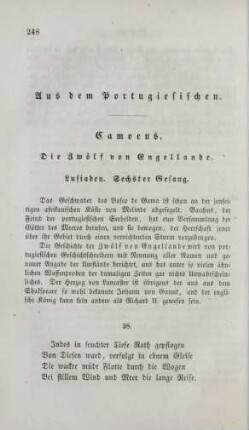 Aus dem Portugiesischen