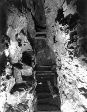 Pobershau (Kreis Marienberg). Schaubergwerk "Tiefer Molchner Stolln", ehemalige Radstube. Abbau seit 1525; 1934 Schaubergwerk