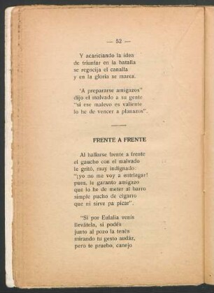 Frente a frente