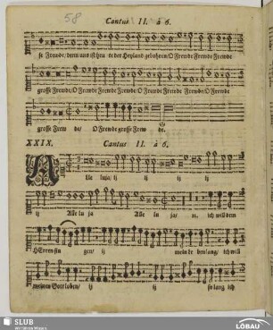 XXIX. Alleluja Ich will dem Herren singen