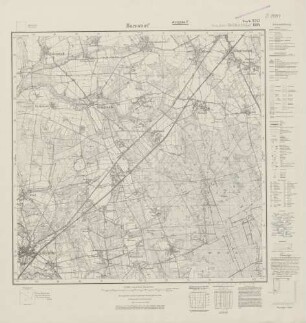 3217 (alte Nr.: 1664) Barnstorf, Meßtischblatt (4cm - Karte)