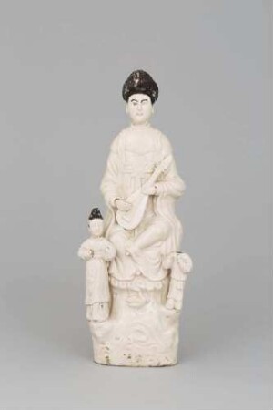 Guanyin 觀音 mit zwei Begleitern