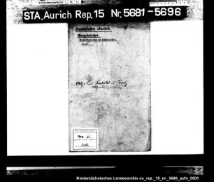 Hausierkonzessionen und -gesuche: Carl Leukfeld aus Vorsalz, Musikaufführungen