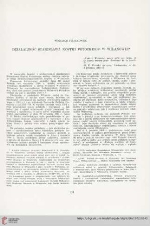 34: Działalność Stanisława Kostki Potockiego w Wilanowie