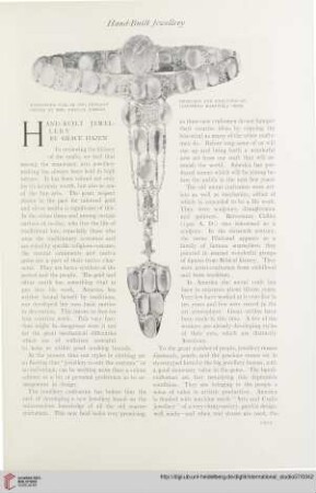 Hand-built jewellery