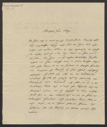 Brief an Jacob Grimm : o.D. [4.03.?]