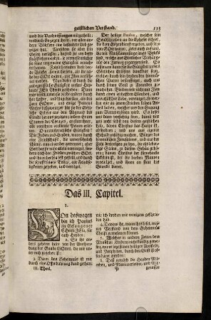 113-123, Das III. Capitel