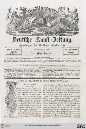 Nr. 8 (19. Februar 1865)