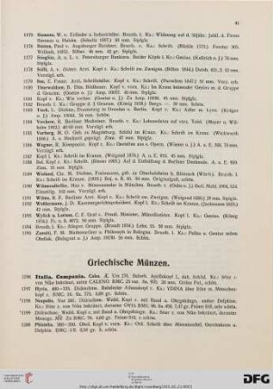 Griechische Münzen (Nr. 1196-1378)