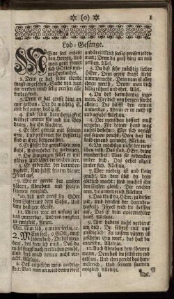 Lob-Gesänge. - Vom Leyden und Sterben Jesu Christi.