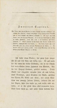 Zweytes Capitel