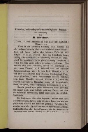 Kritische, mikroskopisch-mineralogische Studien. 2te Fortsetzung.
