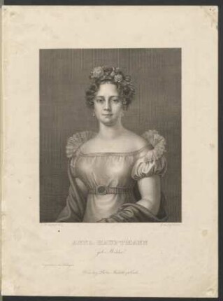 [Bildnis Pauline Anna Milder-Hauptmann] : Anna Hauptmann : geb: Milder