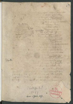 Liber de arte cognoscendi qualitates hominum secundum Aristotelis